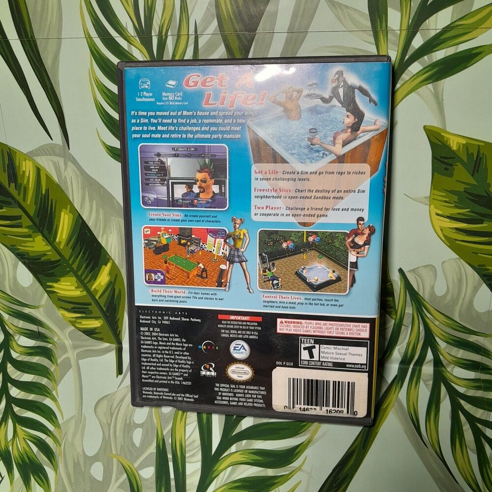 Sims (Nintendo GameCube, 2003) - Picture 3 of 5